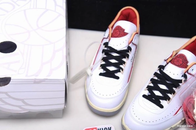 HYPE Red DJ4375-106 White 2 SP Retro Jordan Off-White Low 0728